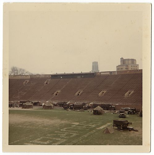 National Guard inside Pitt Stadium
