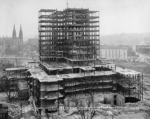 Cathedral of Learning in Progress
