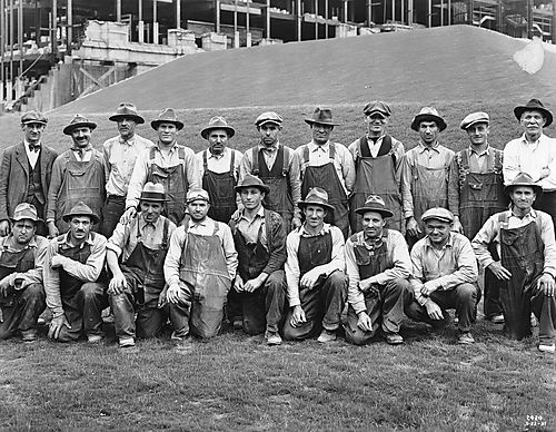Cathedral of Learning Construction Workers