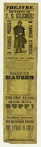 Theatre benefit of J. S. Silsbee