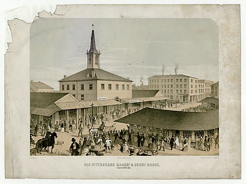 Old Pittsburgh market & court house