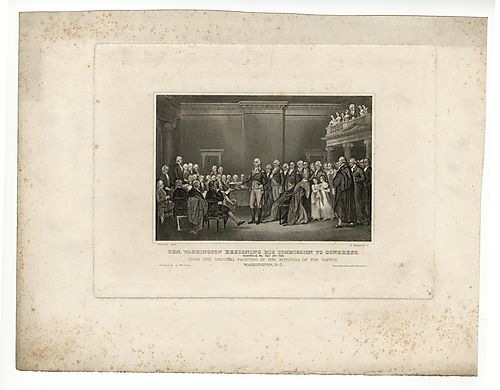 Gen. Washington Resigning