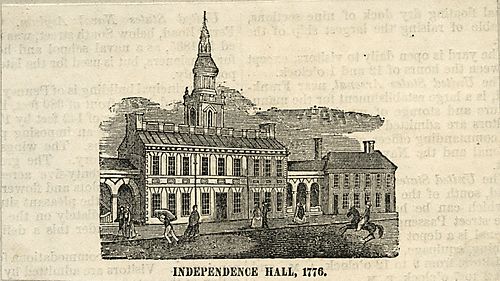 Independence hall, 1776