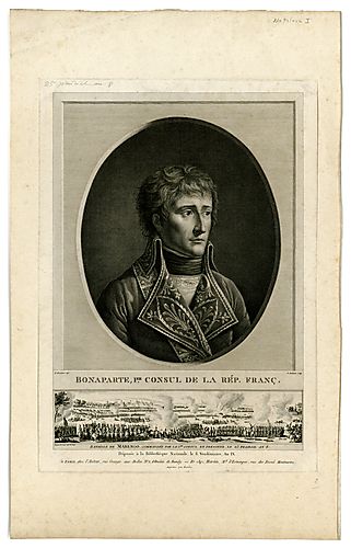 Bonaparte 1er Consul de la Rep. Franc.