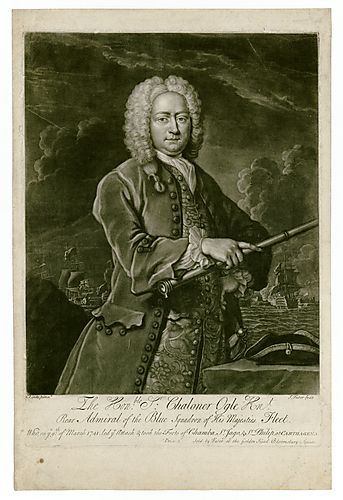 The Hon. Sir chaloner Ogle Kt.