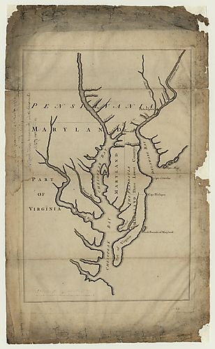 Lord Baltimore's map of Maryland, Pennsylvania,etc