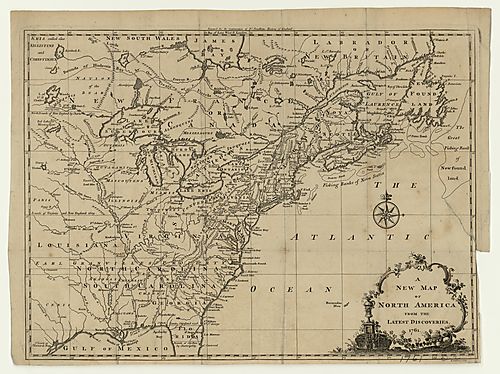 New map of North America