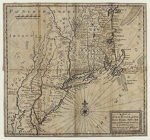 Map of New England