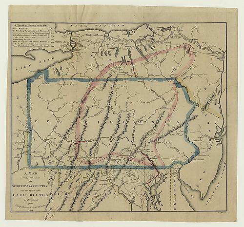 Map of the Susquehanna Country