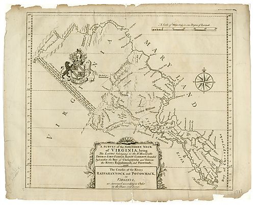 Survey of the northern neck of Virginia