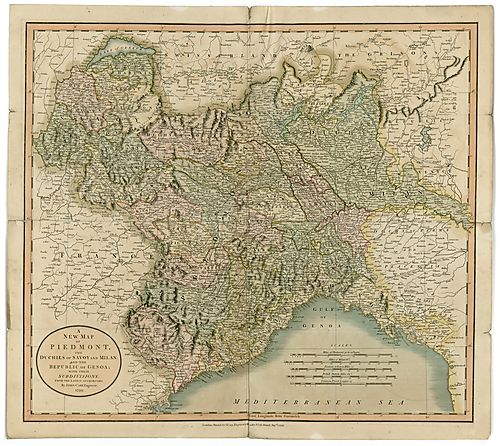 New map of Piedmont …