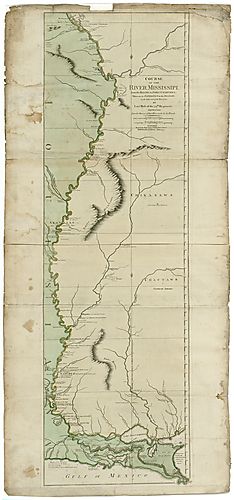 Course of the river Mississipi …