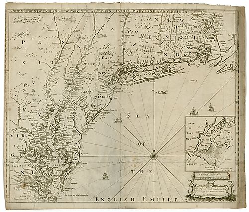 New map of New England …