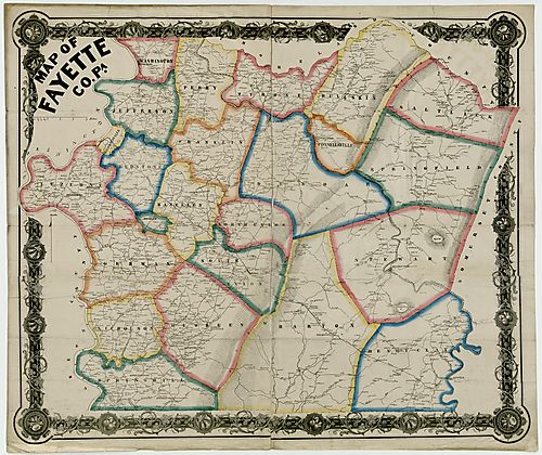 Map of Fayette Co., Pa.