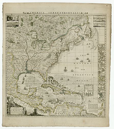 Map of the British Empire in America