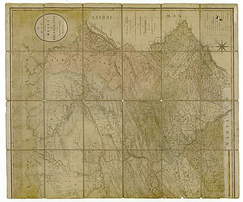 Map of the State of Pennsylvania - Sheet 2 of 2
