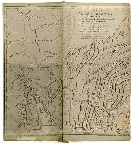 Map of Pennsylvania - sheet 1 of 2
