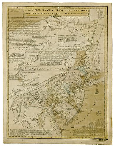 Map of Pensilvania, New-Jersey …