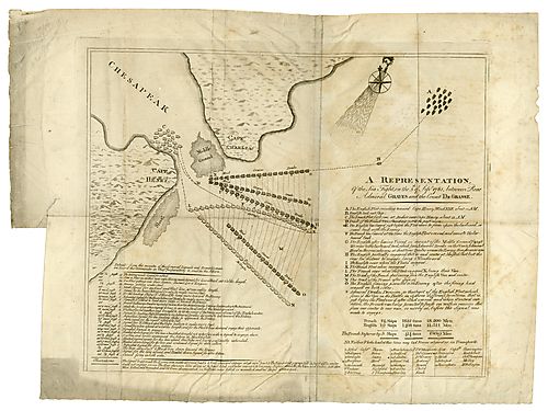 Representation, of the sea fight