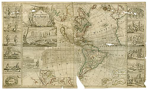 New and exact map of America