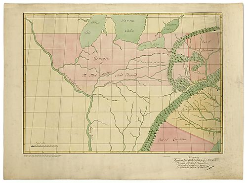 Virginia: draught of a tract of land petitioned…