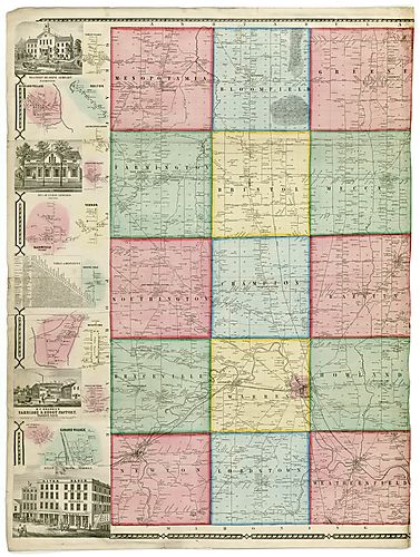 Map of Trumbull County, Ohio - Sheet 1 of 2