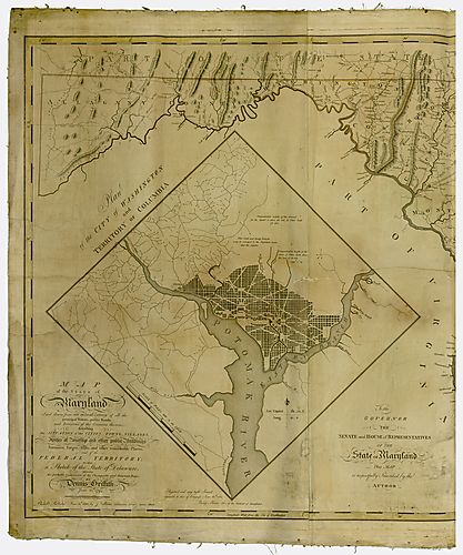Map of the State of Maryland - Sheet 1 of 2