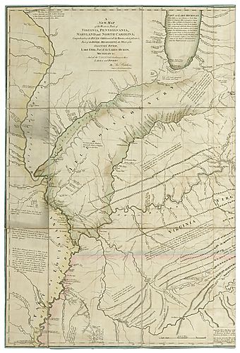 New map of the western parts of Virginia - sh. 1