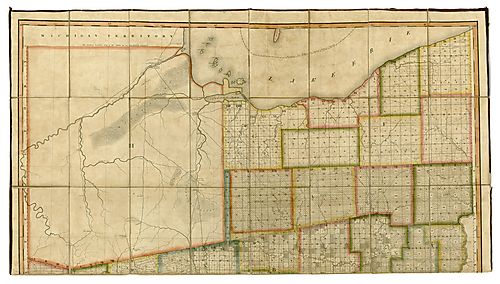 Map of the state of Ohio - Sheet 1 of 2