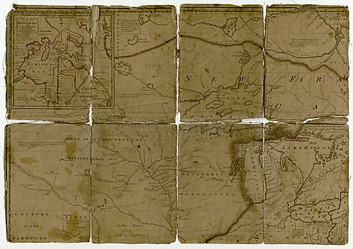 Map of British and French dominions - Sheet 3 of 4