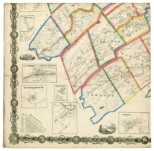 Map of the counties of Perry, Juniata … Sh. 2 of 4