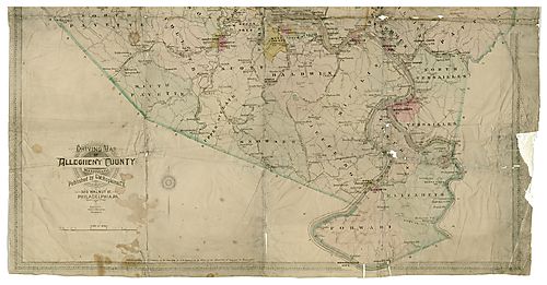 Driving map of Allegheny County, Pa. - Sht. 2 of 2