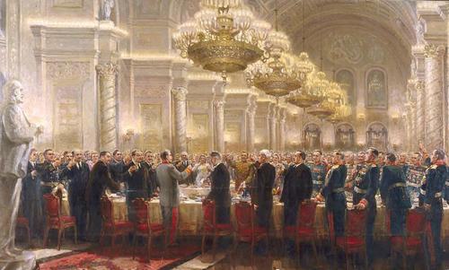 "For the Great Russian People!" (Za velikii russkii narod!)