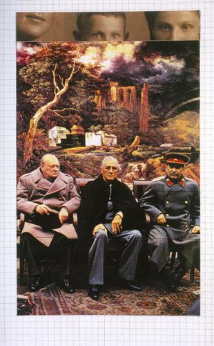 "Yalta Conference at a Jewish Cemetery"