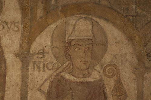 Chapel of St. Clement: head of St. Nicholas