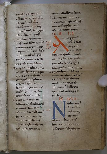 Chartres, BM, MS n.a. 4, f. 58r