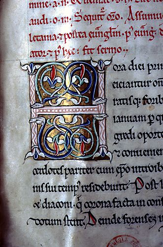 f. 3: Foliate initial H