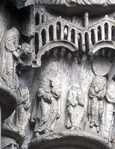 Frieze 8: Mary enters the Temple