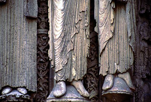 Left Jamb Figures - Detail- Lower bodies