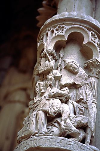 Inner statues: Base - Ark is captured-Detail