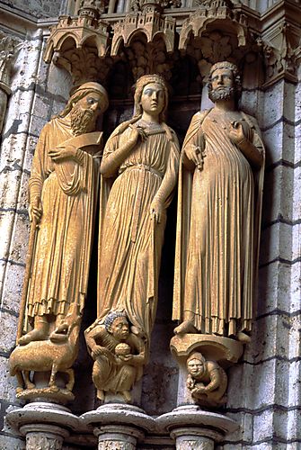 Jambs: Balaam, Queen of Sheba, Solomon General View