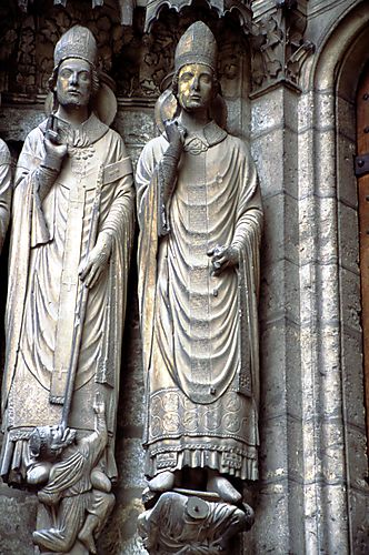 Left Jambs- Ambrose (or Becket) and Nicholas
