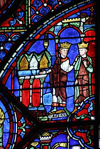 6. Constantine presents relics to Charlemagne