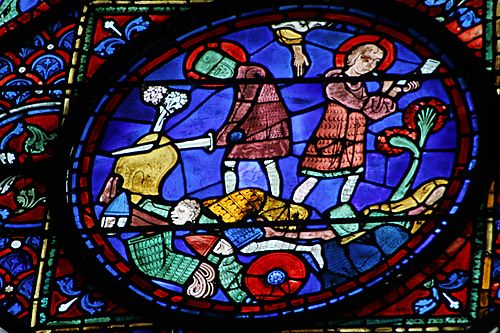 19. Roland breaks his sword and sounds his horn