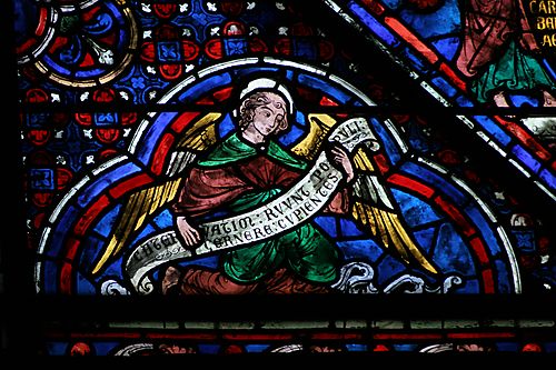 1: Angel holding scroll (MODERN)