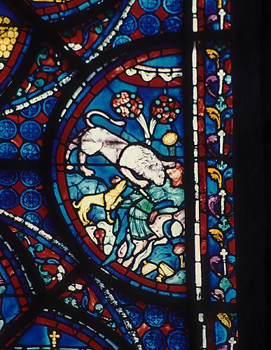 7: The King’s cup-bearer is attacked by a lion