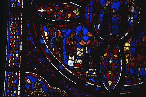 3: Anthony and his sister enter a church