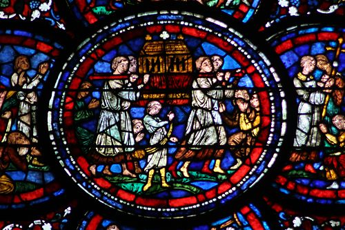 19: The Display and Veneration of Relics: Men Carrying the Reliquery