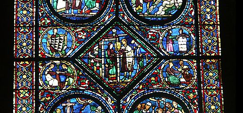 1-4: Donors Panels; 12: Eustace and family leave city panels