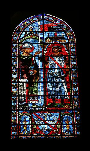 Jean Clément handed the oriflamme by St. Denis